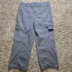 Sanctuary Women Olive Cargo Pants Ankle crop size XL